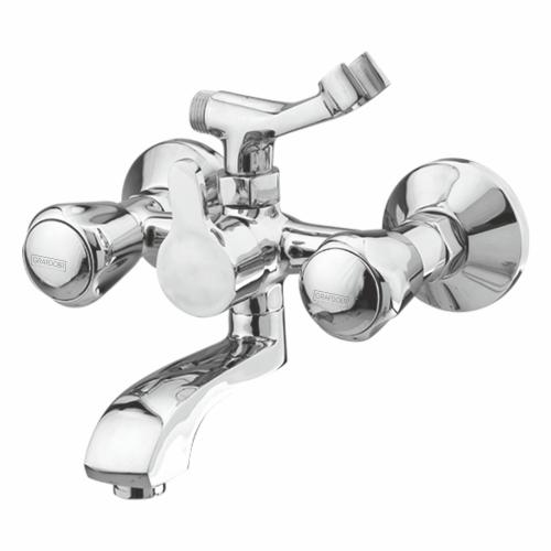 Wall Mixer Telephonic with Hand Shower Arrangement only with Crutch Chrome